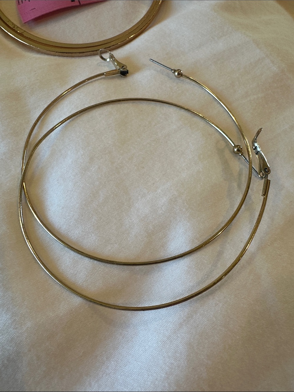 Hoop Earring Set - Gold - Picture 6 of 7